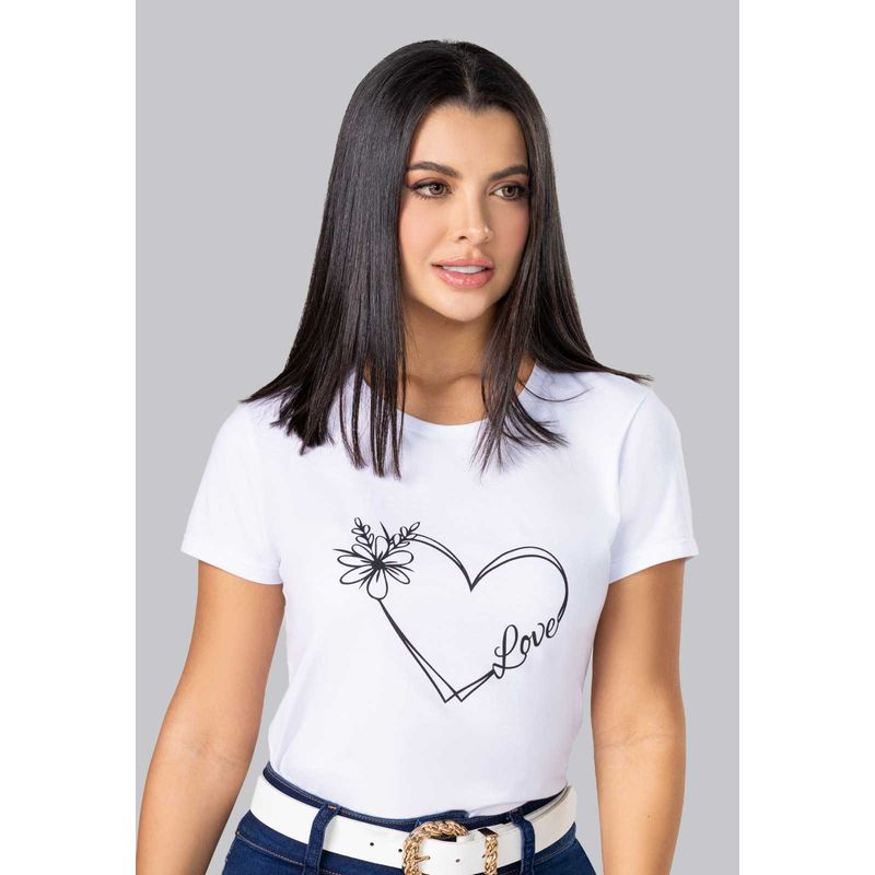 Camiseta Mujer Blanco Mp 102322