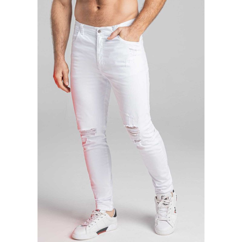 Jean Hombre Blanco Mp 266
