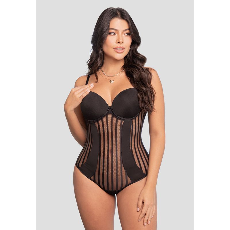 Body Mujer Negro Fi 103870
