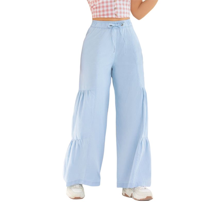 Pantalón Para Mujer Azul Claro Atypical