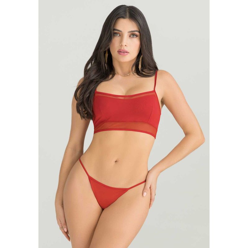 Conjunto Mujer Rojo FI 4969