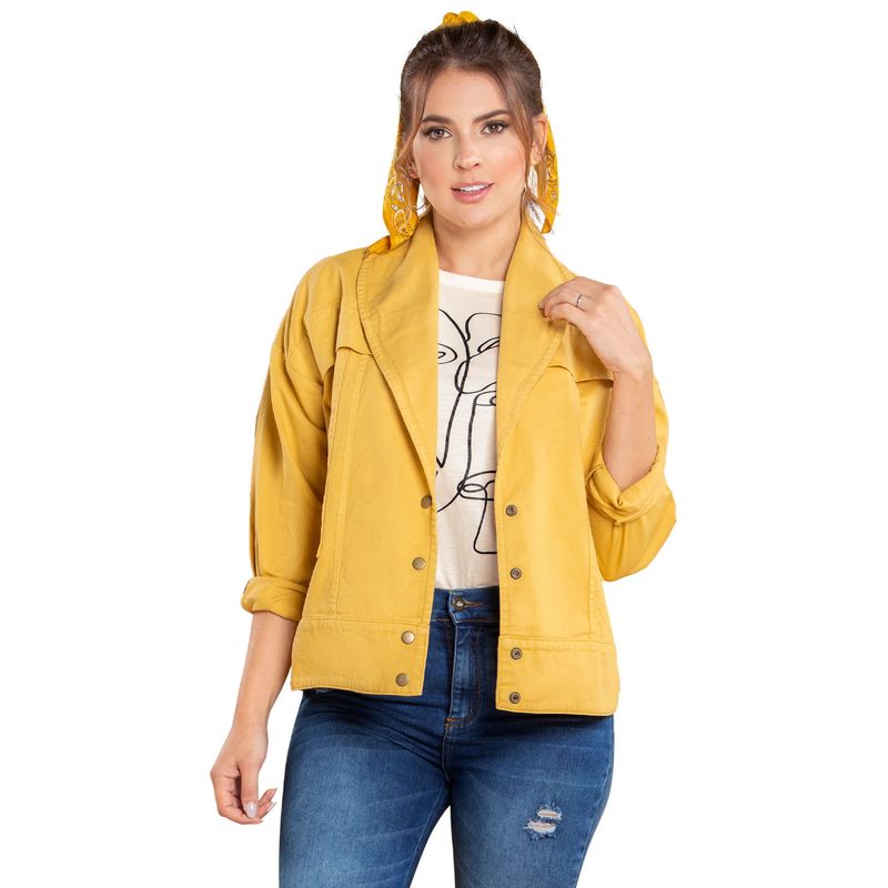 Chaqueta Mujer Amarillo Atypical 79461