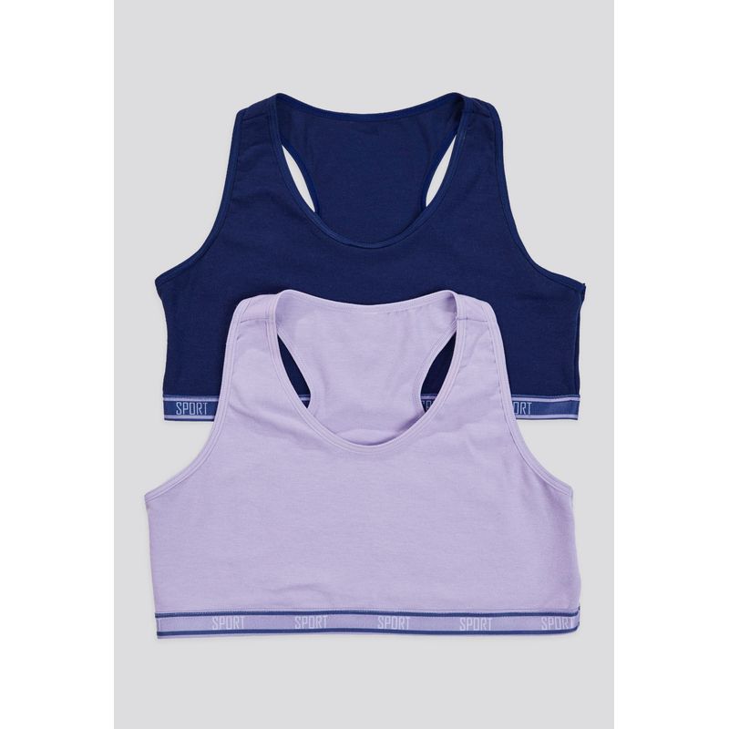 Top Paq X2 Infantil Azul Oscuro/Lila Tech FI 87473