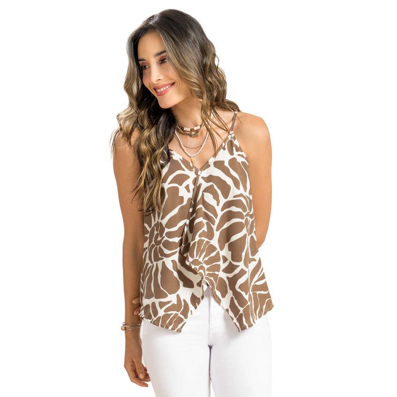 Blusa Mujer Café Rutta 100198