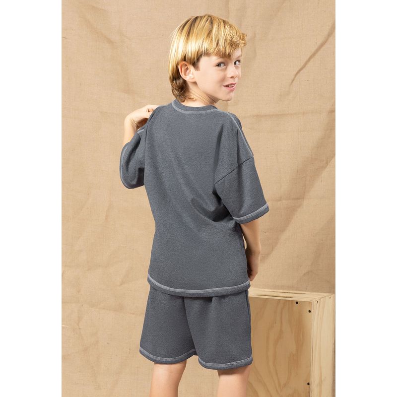 Conjunto Infantil Masculino Negro Cross Mp 105970