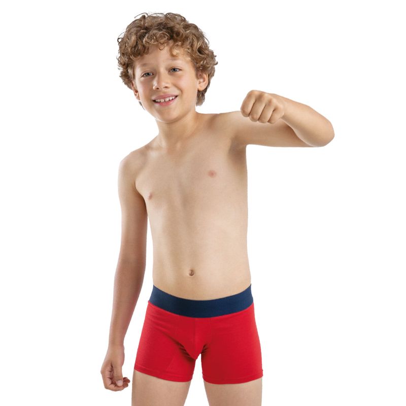 Bóxer Paq X3 Infantil Masculino Multicolor Fi 33642