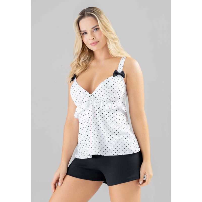 Pijama Mujer Blanco FI 102361