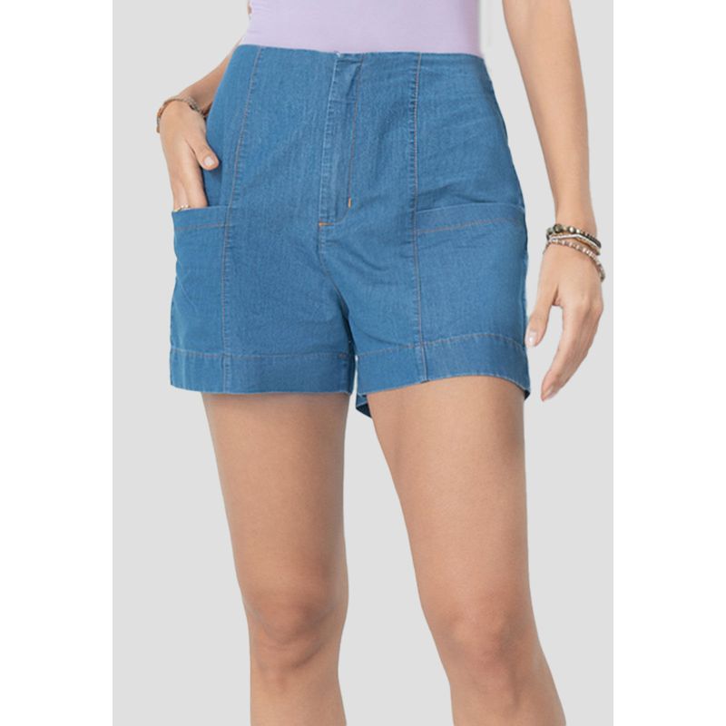 Short Mujer Azul Medio Rutta 6393