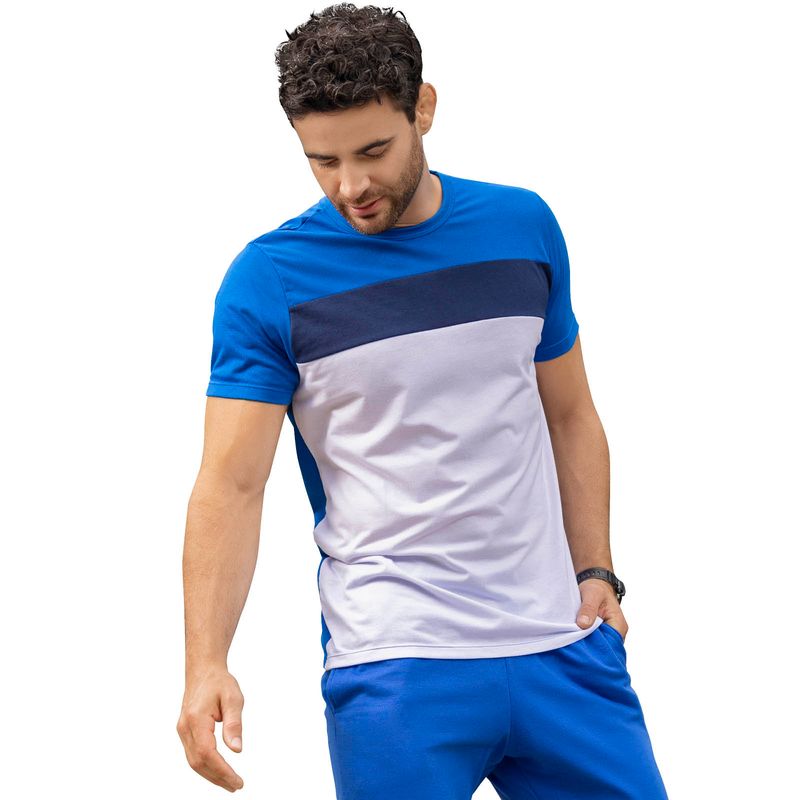 Camiseta Hombre Azul Rey Mp 70042