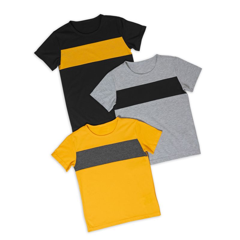 Camiseta Infantil Gris Jaspe Mp 89907