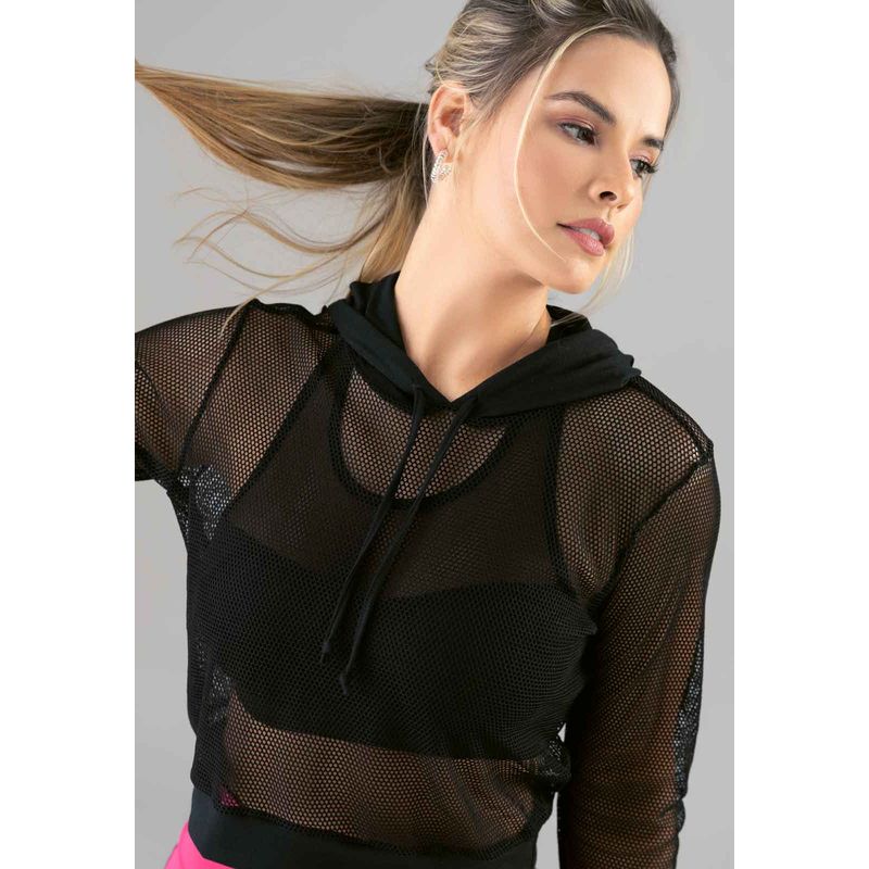 Buzo Mujer Negro Mp 102459