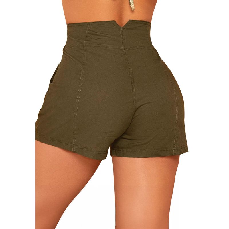 Short Mujer Verde Militar Atypical 91565