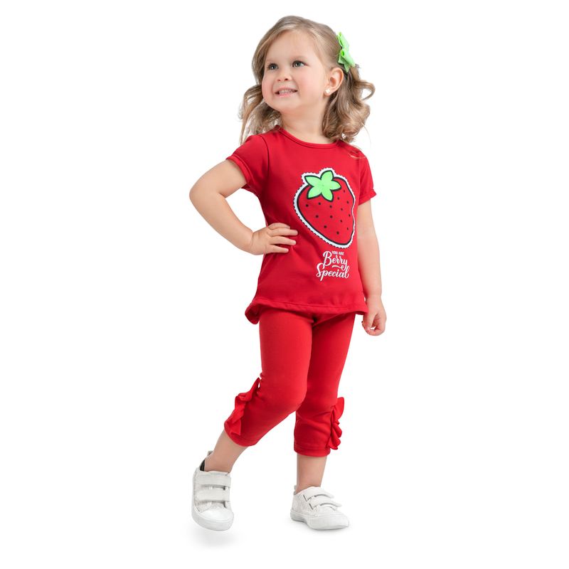 Conjunto Niñas Infantil Rojo Mp 89147