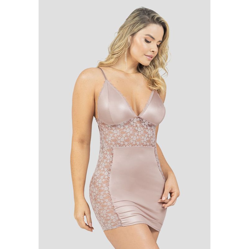 Baby Doll Vestido Mujer Rosado Fi 103034