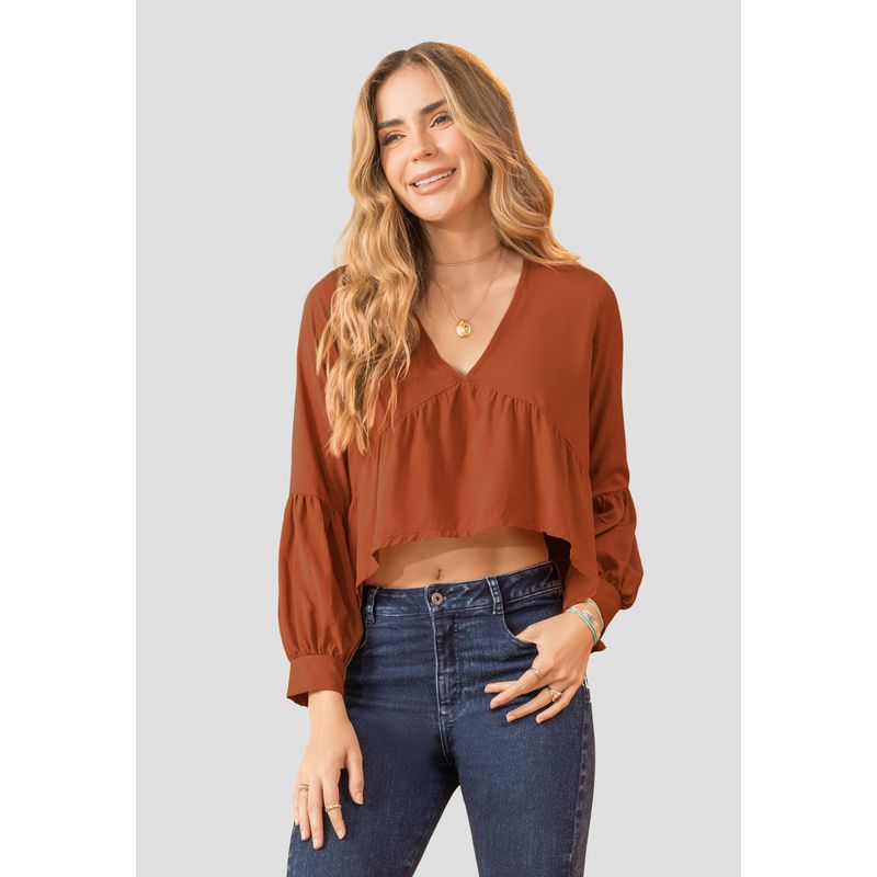 Blusa Mujer Ladrillo Rutta 104055