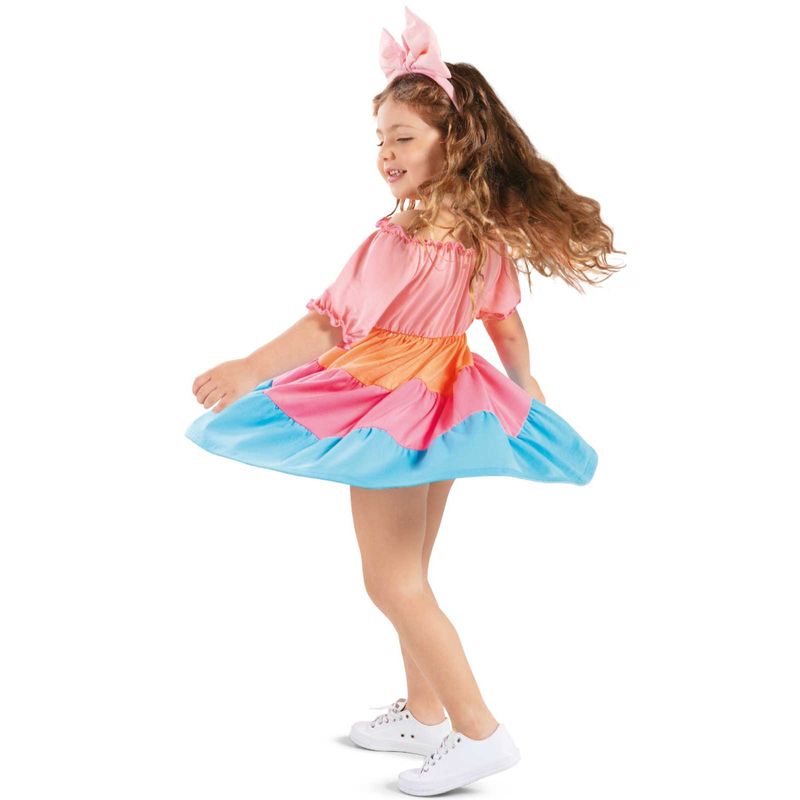 Vestido Infantil Femenino Multicolor Mp 92844