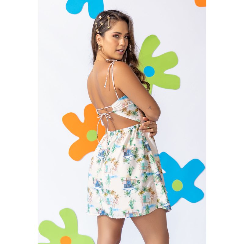 Vestido Mujer Estampado Atypical 100819