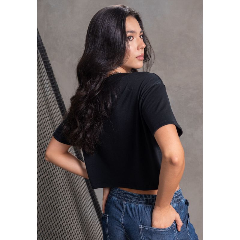 Camiseta Mujer Negro Atypical 104224