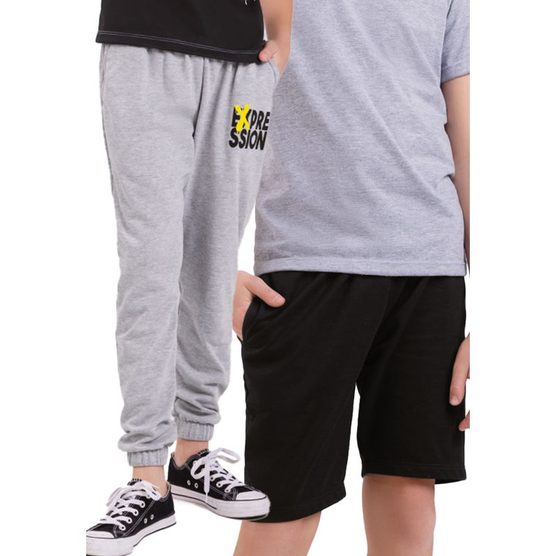 Jogger+Bermuda Infantil Masculino Multicolor Mp 7132