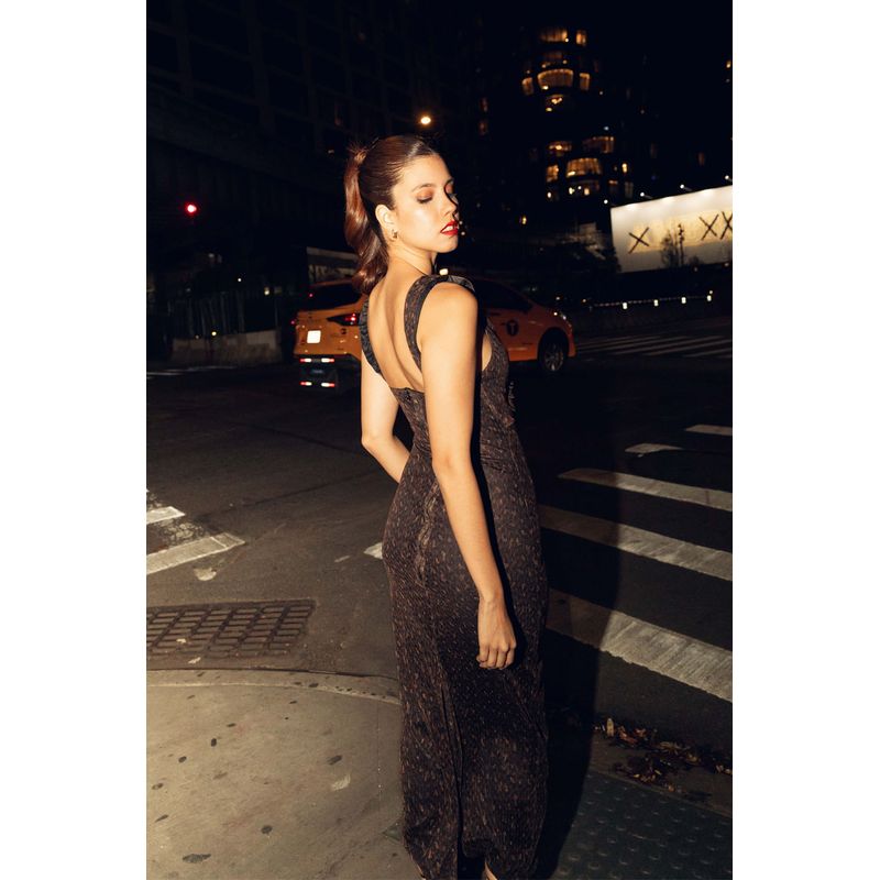 Vestido Largo Whispers Tigre
