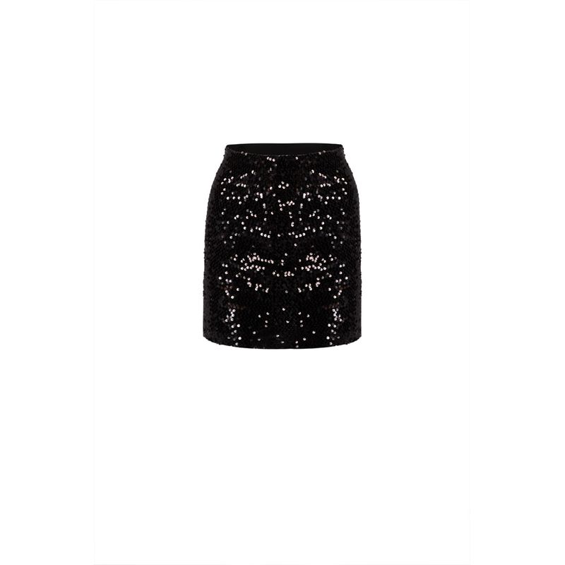 Falda Corta Zina Negro