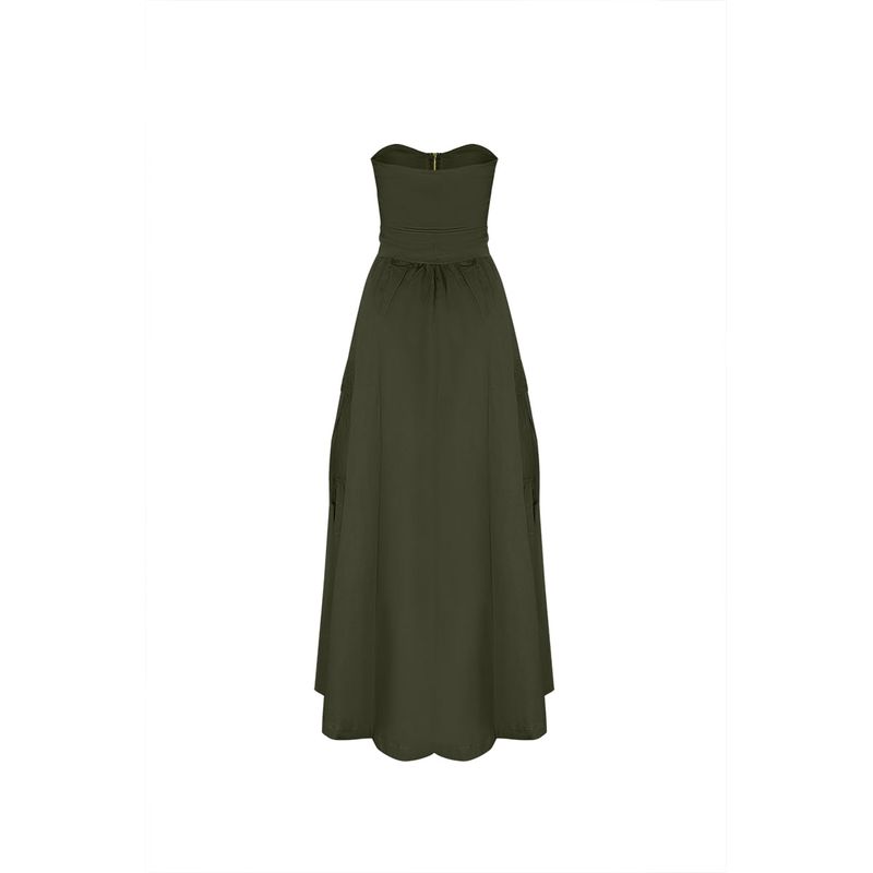 Vestido Largo Tera Verde_Osc