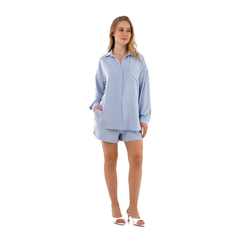 Short  Ayden Azul Claro