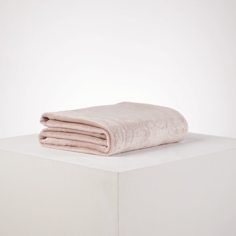 Cobija Shine Foil Flannel Fleece Shadow Gray