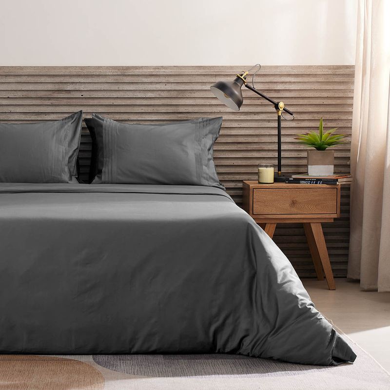 Cover Duvet - Funda Plumón Hotel Experience 400 Hilos 100% Algodón Cairo Gris
