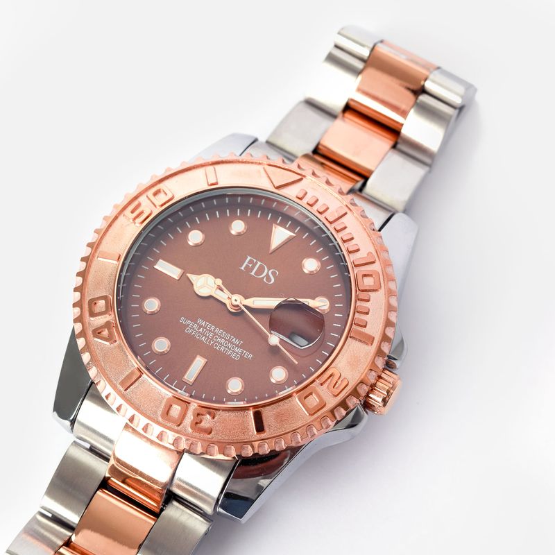 Reloj Unisex Analogo Pink Gold