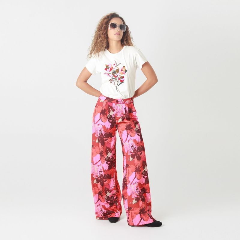 Pantalon Tiro Alto Bota Palazzo