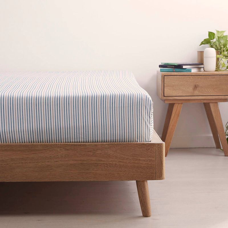 Sábana Ajustable Mix And Match 150 Hilos Polialgodón Oxford