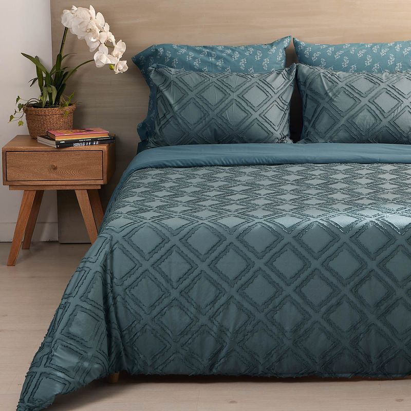 Cover Duvet - Funda Plumón Microfibra Aria Azul