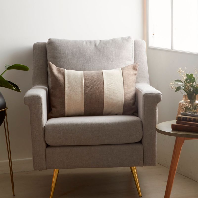 Cojín Rectangular Beige Taupé