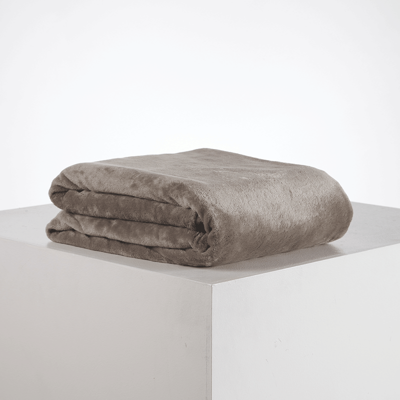 Cobija Flannel Fleece 250 gr Piatto Moca