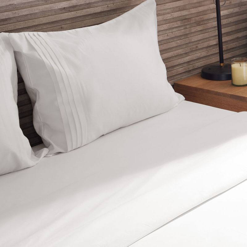 Cover Duvet - Funda Plumón Hotel Experience 400 Hilos 100% Algodón Egipcio Cairo Blanco Cremoso