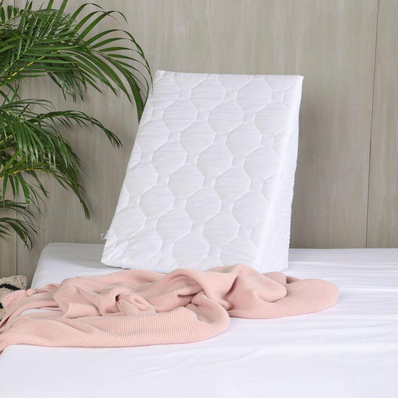 Cojín Antireflujo Multipropósito Acolchado Con Cierre Microfibra 50 X 59 X 30 Cm