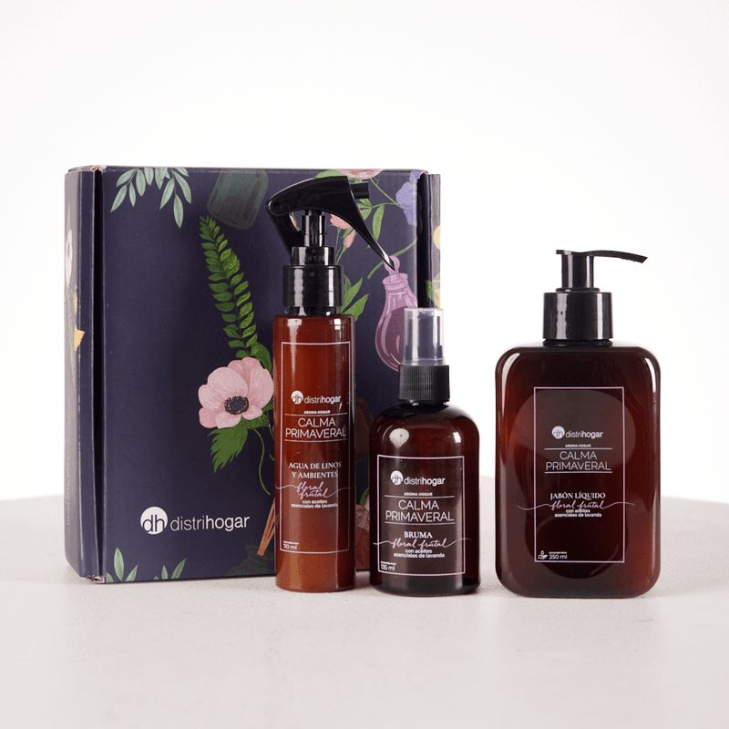 Kit Calma Primaveral: Jabón Líquido + Bruma + Agua De Linos