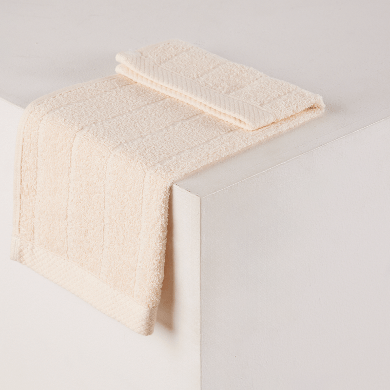 Toalla Facial 100% Algodón 480 gr Monument Beige 34,5 x 34,5 cm
