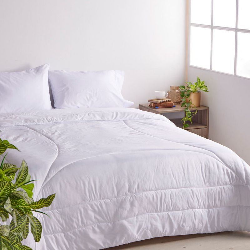 Duvet - Plumón Essencial Suave y Comfortable Ultraliviano Sateen Stripe