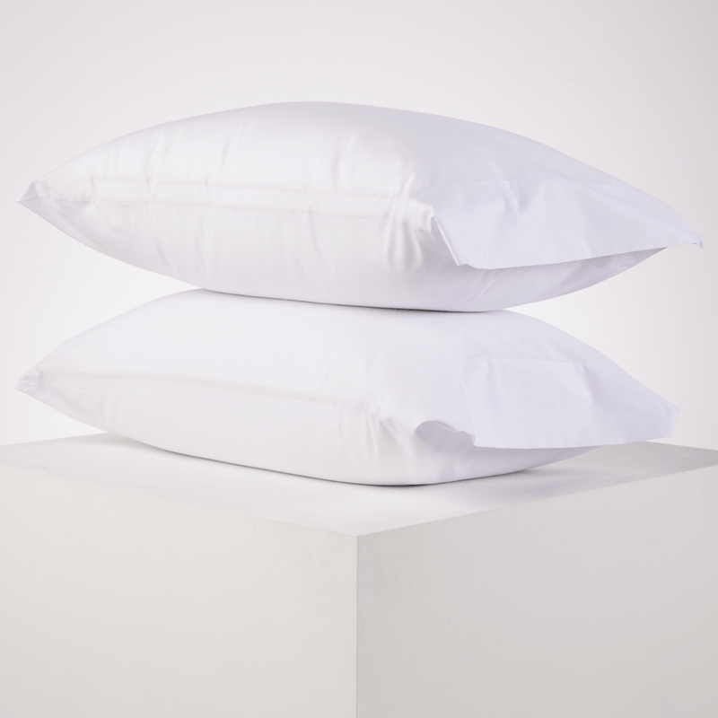 Set x 2 Fundas Essencial 180 hilos Blanco 50 x 73 cm
