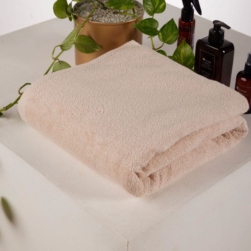 Toalla de Playa 100% Algodón Imperial 600g Beige