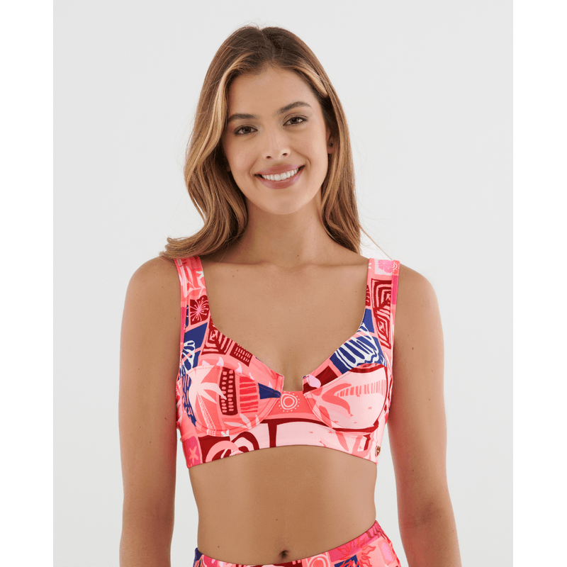 Brasier de baño | Tipo balconet | Sin copas | Con varillas | Con broche | Cargaderas anchas99550
