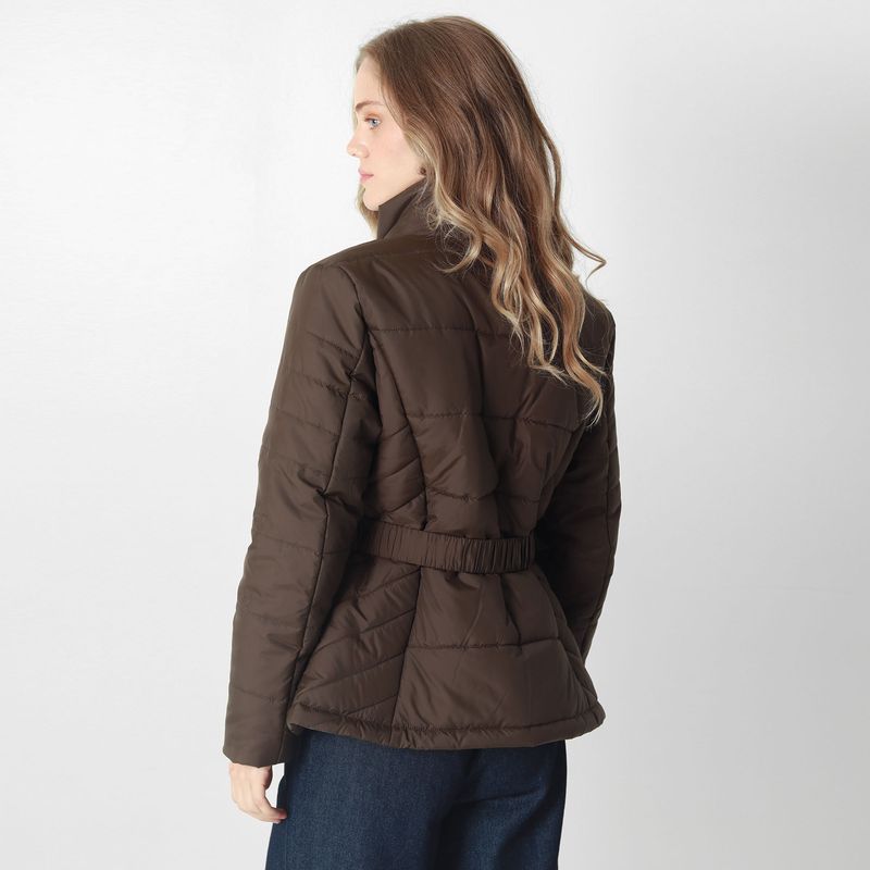 Chaqueta Cuello Alto Manga Larga