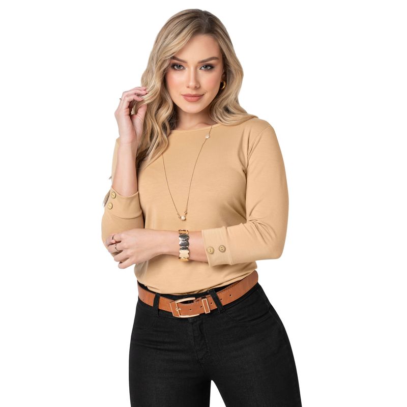 Camibuzo Mujer Caramelo Mp 2364
