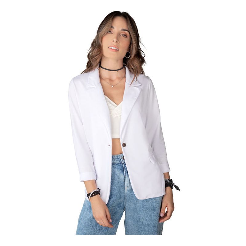 Blazer Mujer Blanco Rutta 89413
