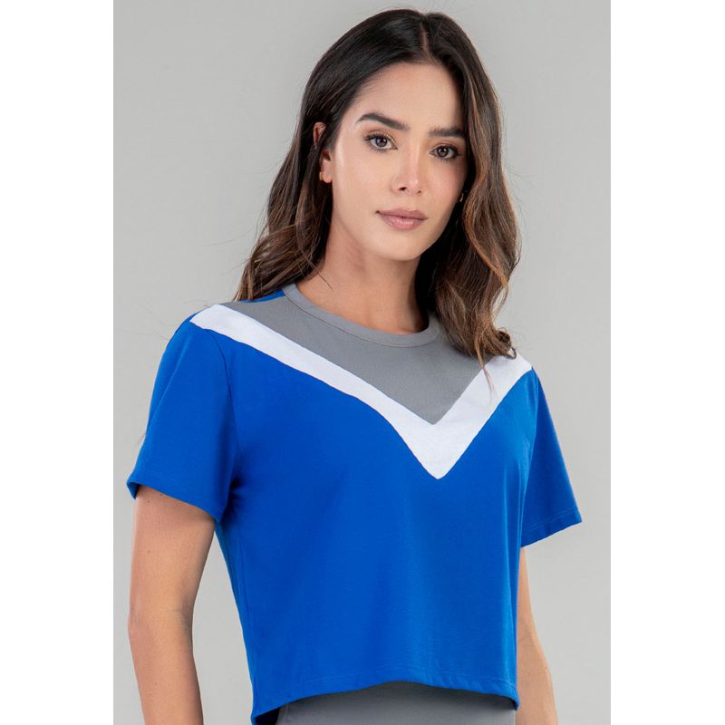 Camiseta Mujer Azul Rey FI 3112