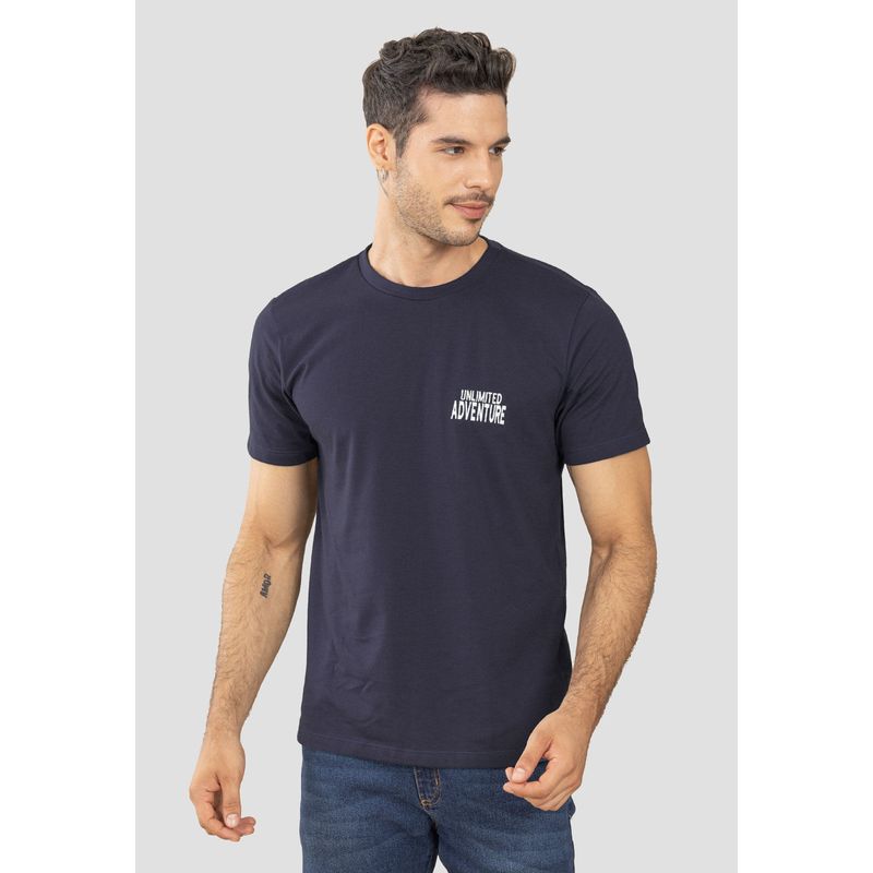 Camiseta Hombre Azul Rutta 1855