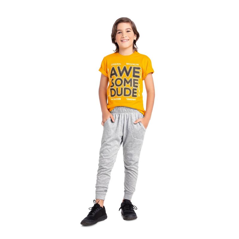 Jogger Para Niño Gris Jaspe MP