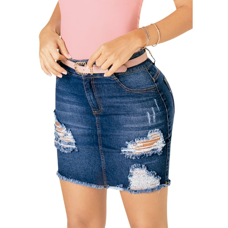 Falda Corta Adulto Azul Mp 89024